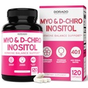 Kadınlar için Myo-Inositol & D-Chiro Inositol Supplement for Women (120 Capsules, 2050mg Per İdeal 40:1 Kadın için Myo Inositol) Hormon Dengesi - Üçüncü Parti Test Edildi, Vegan Güvenli & ABD