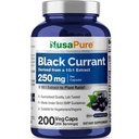 NusaPure Black Currant 10:1 Ekstraksiyon, 250 mg Veg Caps 200 Vegan, Non-GMO