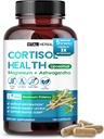 VITAL HERBAL Cortisol Health Supplement - Liposomal Magnesium with Ashwagandha L-Theanine St. John's Wort - Maximum Potency - Support Restoration, Strength - Made in The USA
