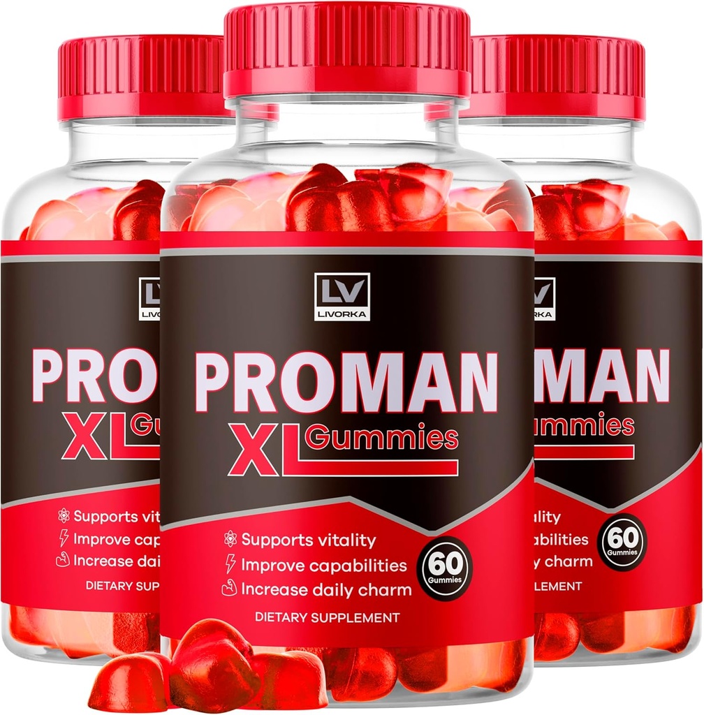 (3 Pack) Proman XL Gummies, Proman XL Gummies for Men, PromanXL Gummies Advanced Formula, Proman XL Capsules, Proman XL Gummies Reviews, Proman XL Gummies Supplement Support, 180 Gummies for 3 Month