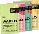 Harlo - Örnek Pack Electrolyte Drink Mix with included Bovine Collagen & Kretine - Kretine Monohidrat Toz - Enerji İçilir Toz - Şeker Ücretsiz Enerji İçilir