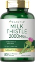 Carlyle Milk Butle 2000 mg | 180 Capsules | Dandelion & Yellow Dock | Non-GMO, Gluten Free