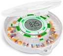 Live Fine 28-Day Otomatik Pill columns with Upd LCD Ekran, Key Lock, Sound & Light for Prescriptions, Drug, Vitamins, Supplements & More More