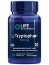 Life Extension L-Tryptophan, 500 mg, Encourages Sağlıklı Serotonin Seviyeleri ve Sağlıklı Uykuyu Teşvik Ediyor, Mood, Stres Cevap & Satiety, Gluten-Free, Non-GMO, Vegetarian, 90 Capsules