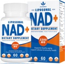 2200mg Λιποσωματικό NAD+ Συμπλήρωμα - Ενισχύει την ενέργεια κυττάρων & γήρανση Defese, 60 κάψουλες
