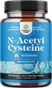 NAC Supplement N-Acetyl Cysteine 600 mg - Vegan Yüksek Absor Non-Smelly NAC 600 mg Capsules Glutathione Precursor for Liver Cleanse Detox & Repair Plus Lung Health and Immunity Support (240ct)