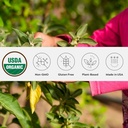 Organik Ashwagandha Toz, Non-GMO, Fair-Trade, Vegan, Gluten Free, Single Origin, Oregon Adaptojenik Ayurvedic Herbal Supplement in Resealable Jar