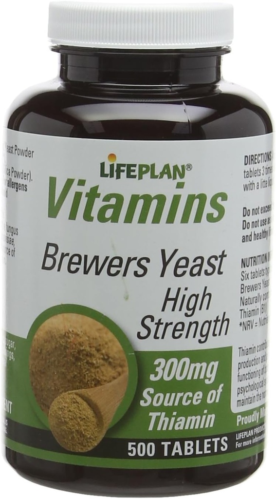 LifePlan Brewers Yeast 500 Tablet