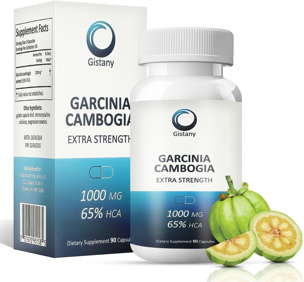 Ekstra Kuvvet 65 HCA Pure Garcinia cambogia Doğal Kilo Kayıp Pills, Appetite Control Pill Diyetary Supplement to Control Kilo for Both Men and Women