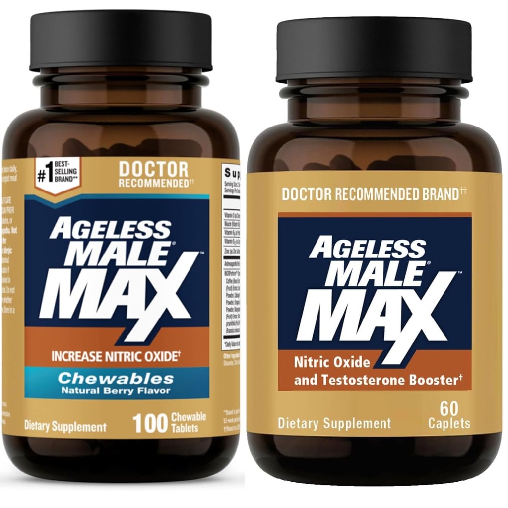 Ageless αρσενικό Max Nitric Oxide Booster και τεστοστερόνη Booster για τους άνδρες