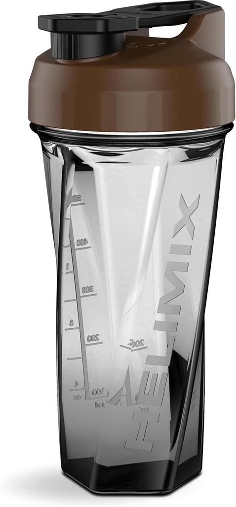 HELIMIX 2.0 Vor Blender Shaker Şişe 28oz | No Blending Ball veya Whisk | ABD Made | Portatif Pre Workout Whey Protein Drink Shaker Cup | Mixes Cocktails Smoothies Shakes | Top Raf Safe