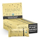Truvani Plant Based Snack Bars | Chocolate Chip Banana Bread 12 Pack | 5g Protein | USDA Organik ve Vegan | Sadece Bar | Süt, Soy ve Gluten Ücretsiz | Bireysel olarak sarıldı
