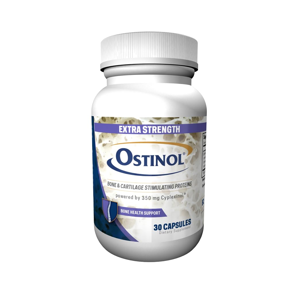 Ostinol Standart 350 mg - Bone & Joint Supplement | Stem Hücre Aktivasyon sertifikalı | Bio Active Protein Kompleksi Moderate Bone & Moderate Joint Dis function - 30 Capsules
