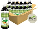 Herbal Goodness Aokado Leaf Extract Liquid Supplement - Probiyotik Protein Gut Health Fiber Supplement Bone Health & Immune Support -12 (12oz) btls (Pazar 12)