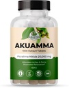 Amazing Botanicals Akuamma Extract Tablets – 200 mg 100X Extract 20,000mg | Focus and Clarity – Boosts Mood, Relieves Stress, Promotes Calmness (60 Count)