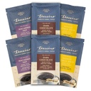 Teeccino Prebiyotik SuperBoostTM Herbal Coffee Örnekr - 6 Deneme-Size Packets - Dark Chocolate, Mango Lemon Balm, Macadamia Nut - Prebiyotik, Caffeine-Free, Ground Coffee Alternatives for Good Gut Health