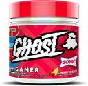GHOST Gamer: Enerji ve Focus Support Formula - 40 Hizmet, Sonic Cherry Limeade - Nootropics & Natural Caffeine dikkat, doğruluk ve Reaksiyon Zamanı - Vegan, Gluten-Free Free