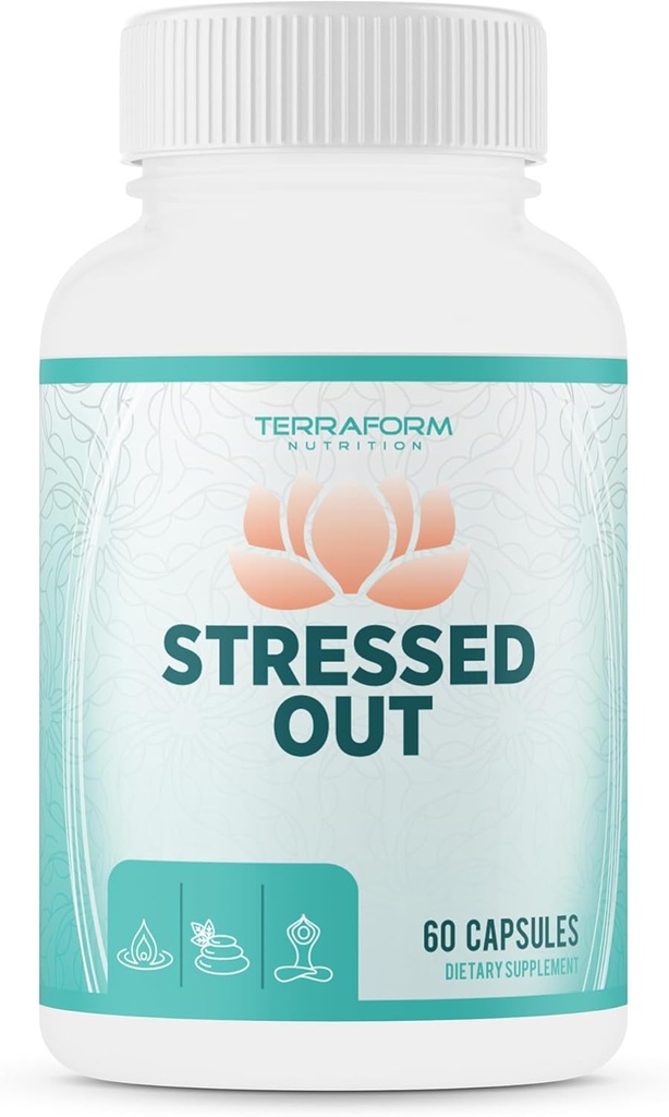 Stresli Out – Ruh Focus & Relaxation Supplement – 60 Capsules – ABD Made – 1 Ay Supply