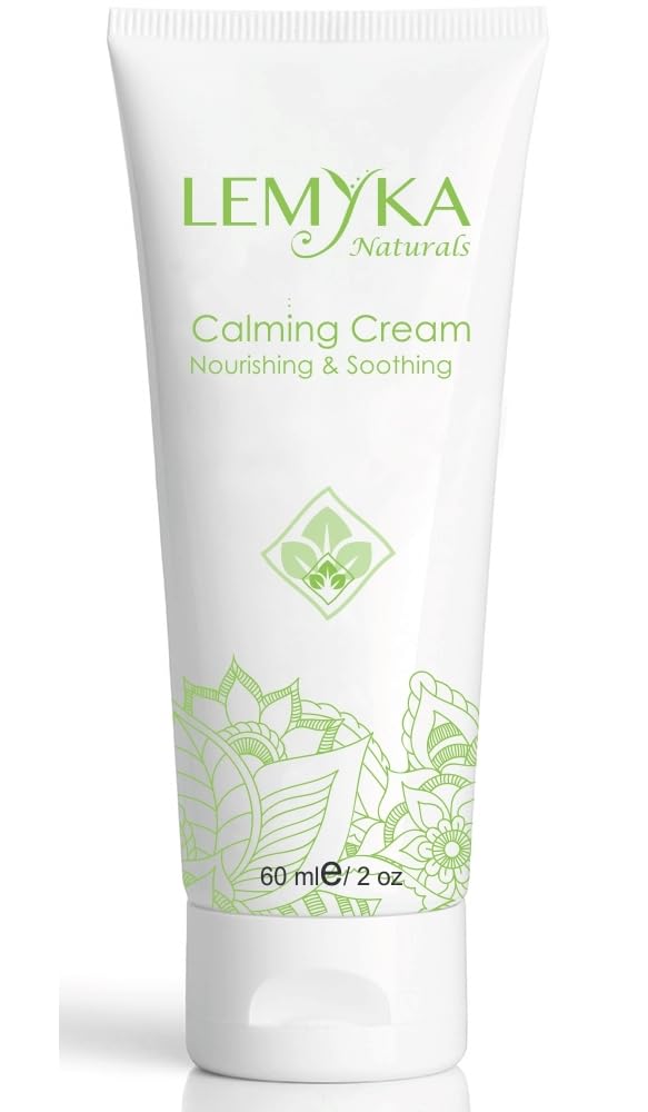 LEMYKA Natural Eczema Cream με Ceramides, Itch και Redness Relief για Ατοπική Δερματίτιδα, Ψωρίαση, Κυψέλες, Οργανική Θεραπεία Ενυδατικό μακράς διάρκειας, Χωρίς Paraben, Χωρίς άρωμα, 2 ουγγιές