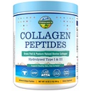 Terranics Hydrolyzed Collagen Peptides Powder, Grass Fed & Pasture Αυξημένα Βοοειδή, τύπου I & III Collagen για γυναίκες, χωρίς ζάχαρη, χωρίς ορμόνες, Keto, υποστήριξη ομορφιάς, εύκολο μείγμα, χωρίς γεύση, 16oz