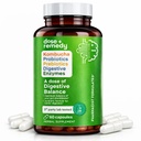 A doz Digestive Balance-Gut Health Supplement-USDA-Kombucha, 7 Probiyotik Strains and Prebiyotiks for Microbiome-Digestive Enzymes for Digestion-Bloating Relief for Women and Men