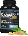 Triple Strength PhytoSterol Kompleksi - CholestRX - Beta-Sitosterol - maksimum Destek için 3,000 mg, Gluten Free, 90 Kont - Ambalaj Vary