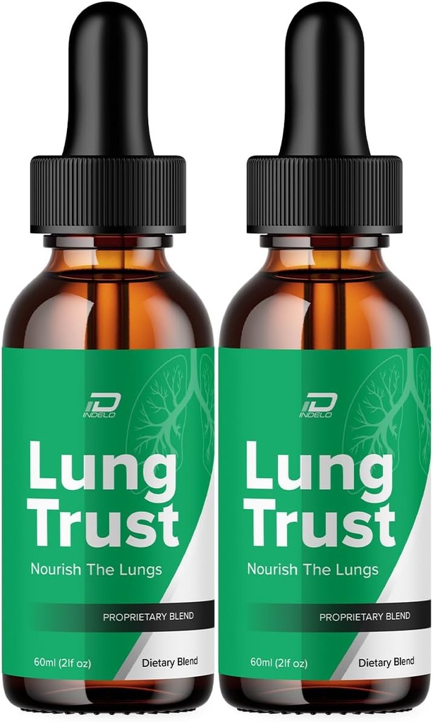 Lung Trust Liquid Supplement, Lung Trust Drops, Lung Trust Advanced Formula Drops - maksimum Güçlü, LungTrust Drops Destek Yorumları (2 Paket - 2 Ay Supply)