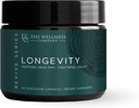 The Wellness Company Longevity – Mitochondria Verimliliği, DNA Onarım, Hücre Senelercense - NR, Lipzoal Glutathione, Resveratrol, Bifidobacterium 15B CFU | 60ct (1 ay Supply)