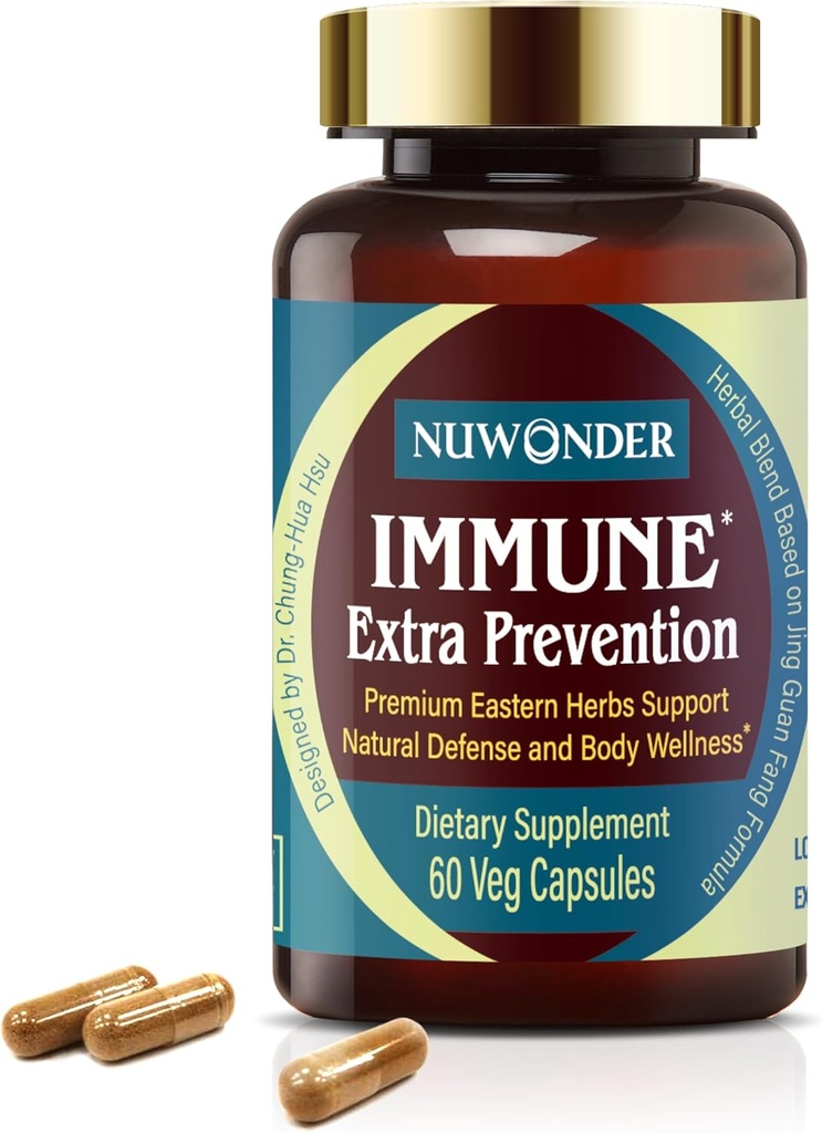 Immune Ekstra Önleme, Doğal Immune Desteği, Klinik olarak Test Edilmiş Formula, Doğal Savunma, Beden Wellness, Sigara içilmeyen, Kimyasal Malzemeler yok. En büyük İnventions ödülüne layık görüldü. 60 Capsules