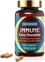 Immune Ekstra Önleme, Doğal Immune Desteği, Klinik olarak Test Edilmiş Formula, Doğal Savunma, Beden Wellness, Sigara içilmeyen, Kimyasal Malzemeler yok. En büyük İnventions ödülüne layık görüldü. 60 Capsules