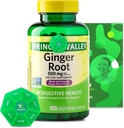 Ginger Root 550 mg, 100 κάψουλες χορτοφάγων με Bundle Αποκλειστικές Βιταμίνες & Ορυκτά - A to Z - Better Ligth&Spring Guide