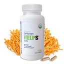 Organik Cordyceps Mushroom Capsules Supplement - 1000 mg Cordyceps Militaris Extract - 100% Natural, Real & Pure - Beta-Glucan - Enerji Verimliliği ve Immune Health - 60 Capsules