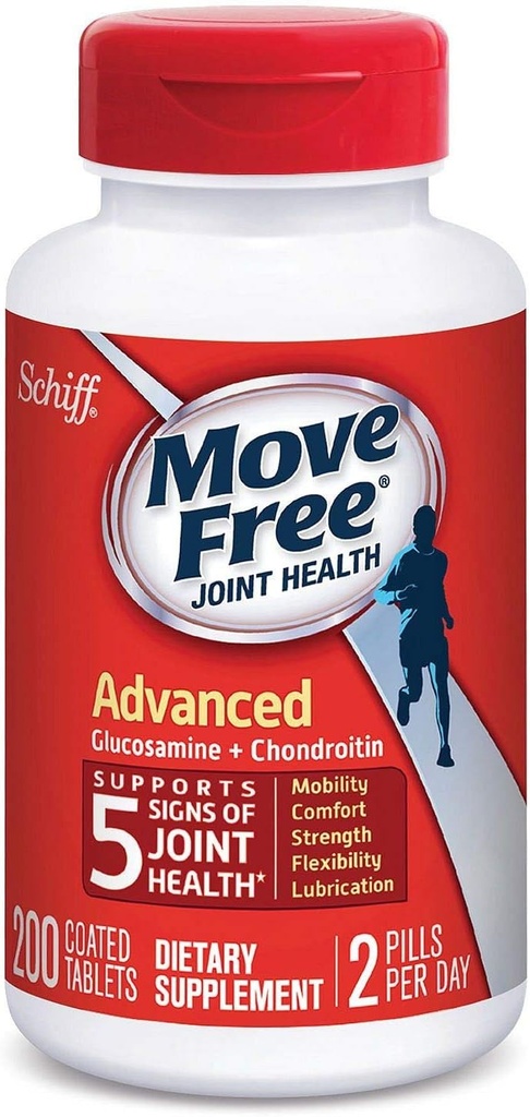 Schiff Free Advanced, 200 Tablet - Glucosamine ve Chondroitin ile Ortak Sağlık Supplement