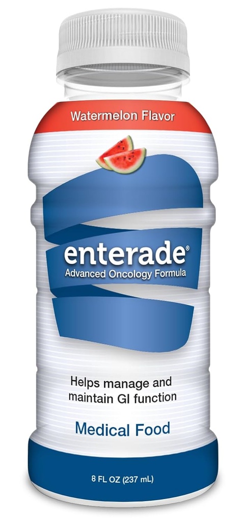 enterade Advanced Onkoloji Sumelon, 12 Paketi, Klinik olarak GI Side Etkilerini Azaltmak için Formula, Kemoterapinin kadınlar ve erkekler için olması gerekir, Chemo Supportive Care İçecek, Liquid, 8 oz Şişes