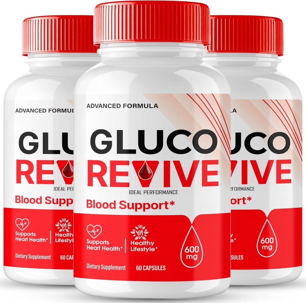 Gluco Revive Pills, Gluco Revive Supplement Capsules, GlucoRevive Health and Wellness Support - En Az Gelişmiş Formula, GlucoRevive Health Pills Yorumlar (3 Paket)