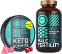 WILD FUEL Ανδρικό συμπλήρωμα γονιμότητας και Keto Gummies Υγεία και ενέργεια Bundle