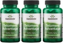 Swanson Ultra Telomere Πλεονέκτημα 60 Veg Caps 3 Συσκευασία