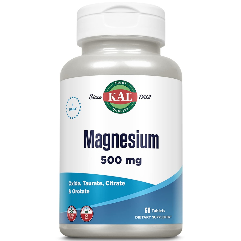 Kal 500 Mg Magnezyum Tabletleri, 60 Kont