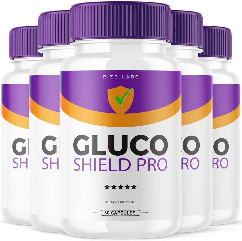 rize labs (5 Pack) Gluco Shield Pro Support Pills - Gluco Shield Pro Capsules for Optimal Support, Gluco Shield Pro to Empower Overall Wellness, GlucoShield Pastillas Reviews (300 Capsules)