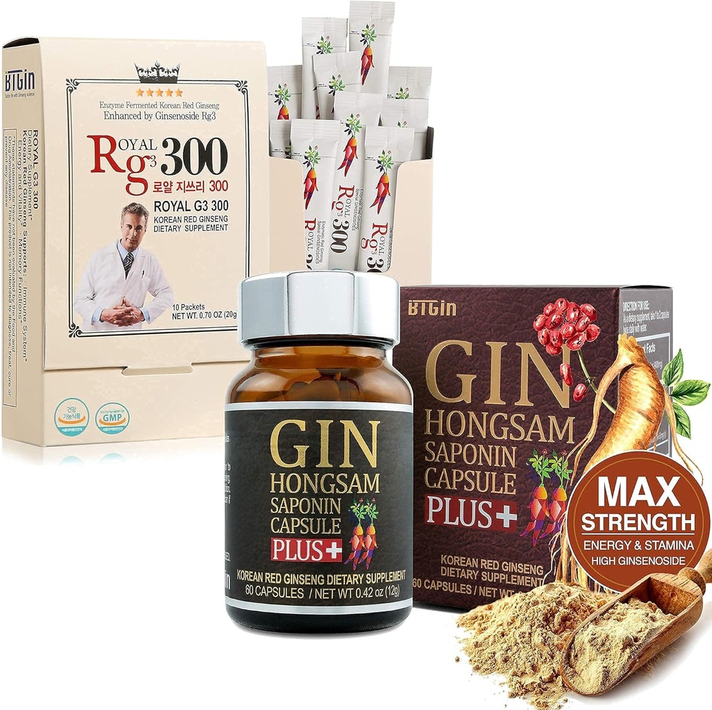 Gin Hongsam + RG3 300 Premium Paket Kore Red BTC