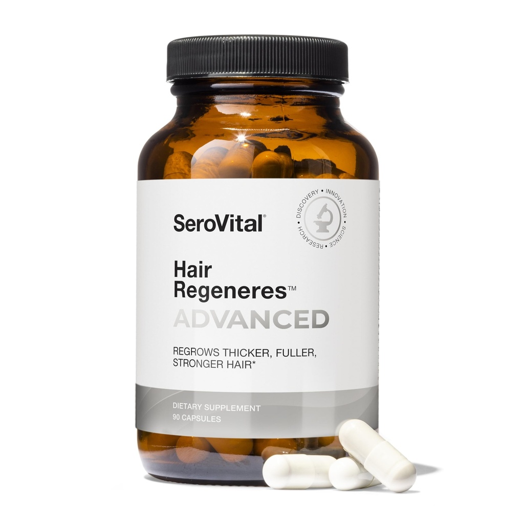 Serovital Saç Regeneres Gelişmiş Saç Büyüme Tamamı - Kadınlar için Saç Vitaminleri, Gelişmiş Saç Regrowth, Kadınlar için Saç Kayıp Tedavileri, Saç Tedavisi - 90
