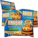 Anabar protein Bar, Protein-Packed Candy Bar, Şaşırtıcı Tasting protein Bar, No Sugar Alkols, High protein, Amazingly Delicious (12 Bars, Chocolate Monster Cookie Crunch)
