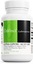 DAVINCI Laboratuvarları Alfa Lipoic Asit 300 - Metabolism ve Sağlıklı Collagen Seviyeleri Desteklemek için Diyetsel Tamam - 300 mg Alfa Lipoic Acid per Capsule - Gluten-Free - 60 Vegetarian Capsules