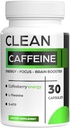Temiz Caffeine Pills - Kahveli Enerji Caffeine - No Jitters - Clean Energy - Caffeine Pills - 30 Day Supply