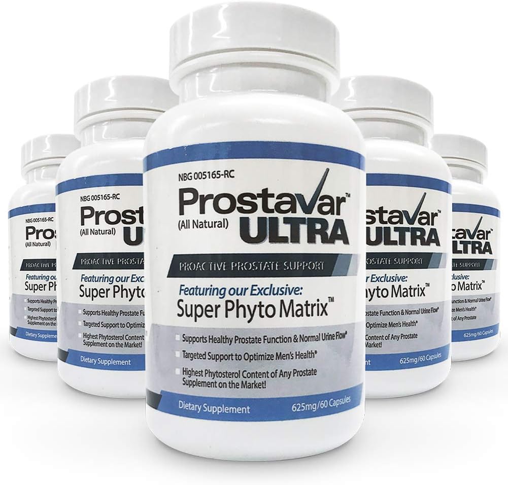 Orijinal Prostavar Ultra Prostate Support 600 mg 90 Beta-Sitosterol & Grape Tohum Ekstraksiyon