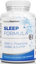 Herbal Beslenme Uyku Desteği Tamam Sleep Formula, Melatonin, GABA, L-Theanine ve More, Sleep Like You are on Cloud 9! Bir 60 Ct Şişe