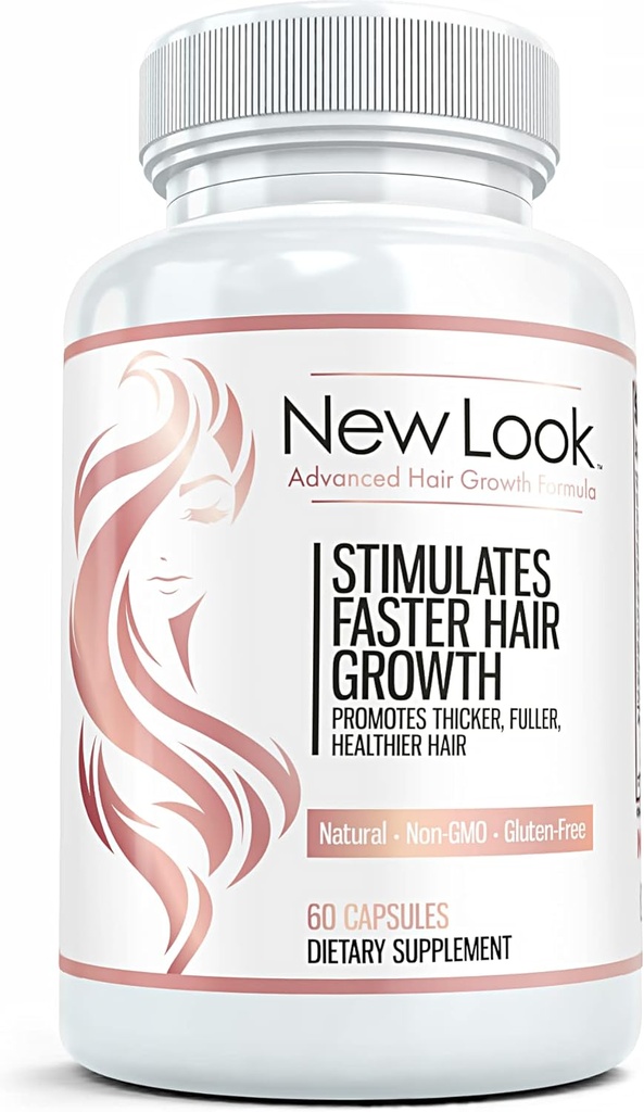 Νέο βλέμμα Hair Growth Υποστήριξη Βιταμίνες για γυναίκες και άνδρες 
