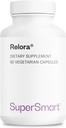 SuperSmart Relora Günde 750 mg - Magnolia Officinalis & Phellodendron Amurense Extract Supplement | Non-GMO & Gluten Free - 90 Vegetarian Capsules