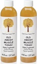 Caleb Treeze Old Amish Muscle Tonic 8 oz, Leg Cramps Relief, Foot Cramps Relief, Restless Legs, Kas Cramps & Spasm Relief - Pack of 2